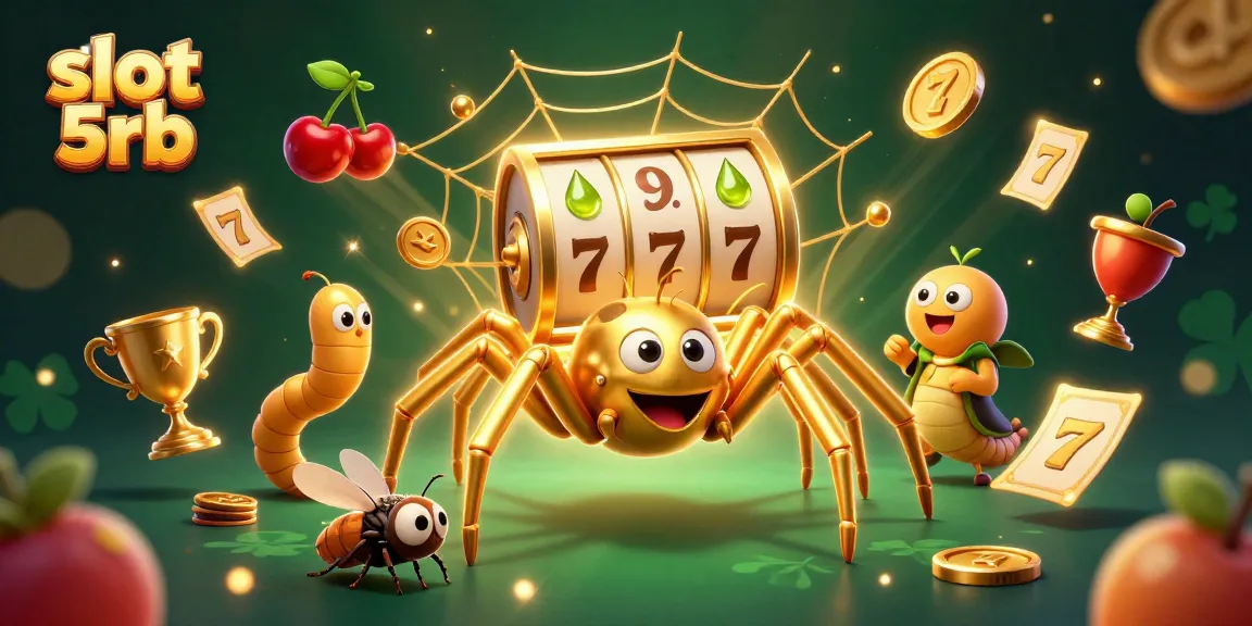 Experience thrilling gameplay with slot 5rb as the golden spider weaves a web of chance.