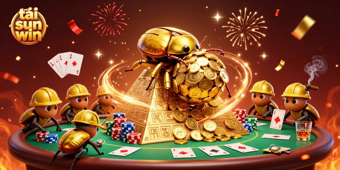Roll the golden dung beetle and experience tải sun win at the dynamic casino!